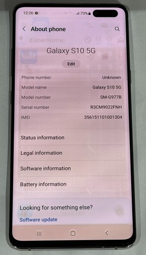 Samsung galaxy s10 256gb - 5g,